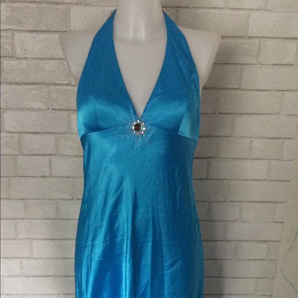 Adrianna papell collection blue dress size 6 - Picture 1 of 8